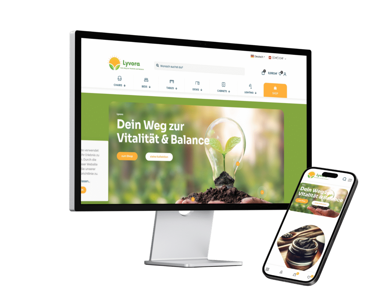 Kundenprojekte Lyvora.ch