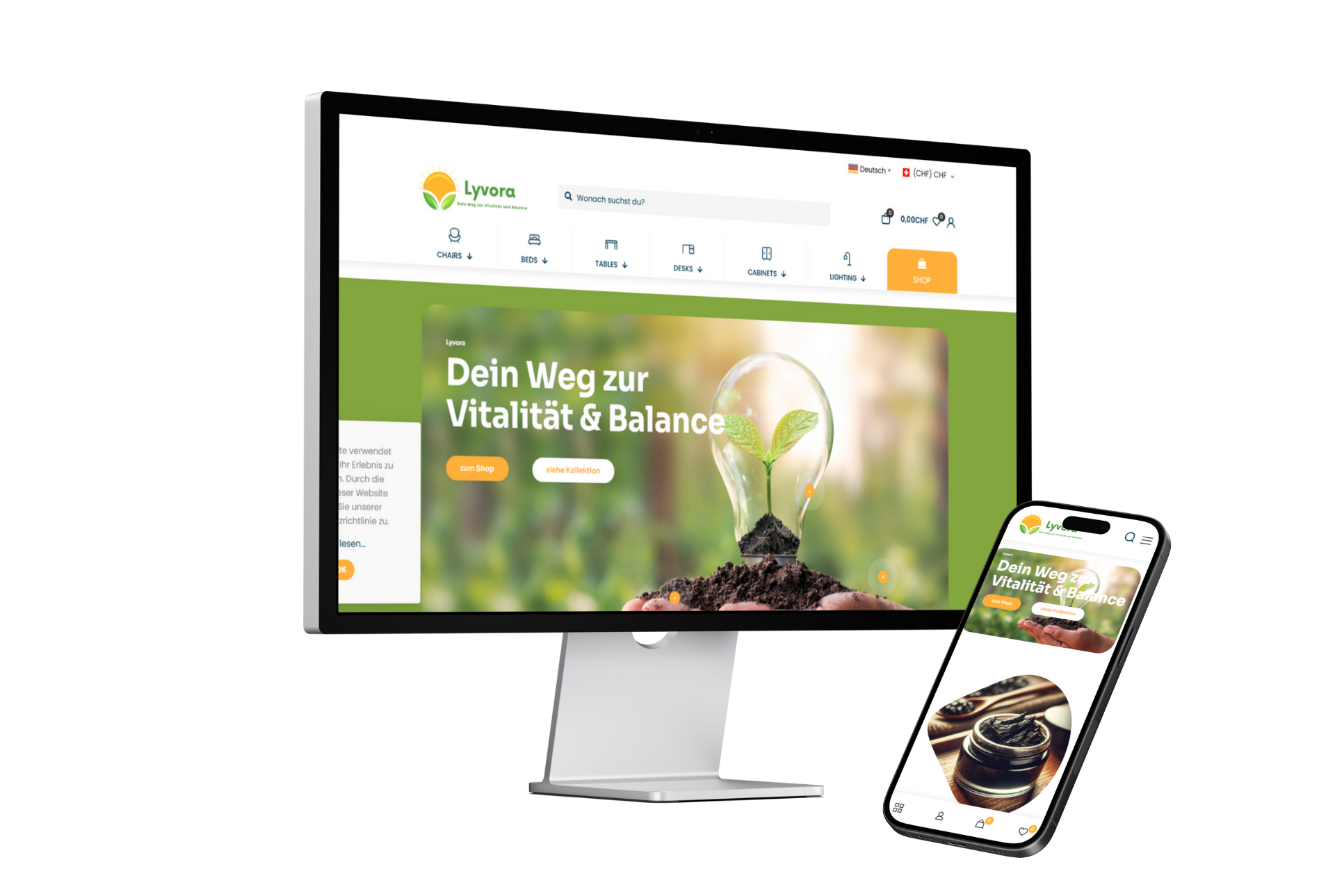 Kundenprojekte Lyvora.ch